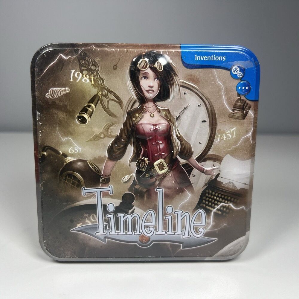 Timeline INVENTIONS Card Game Asmodee Brand New And Sealed!